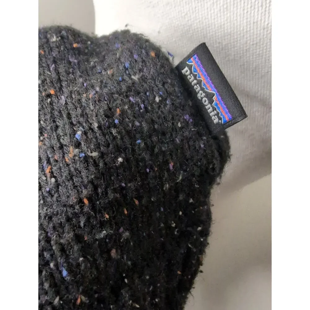 Patagonia Mock Neck Button Pullover Sweater L Cozy Knit